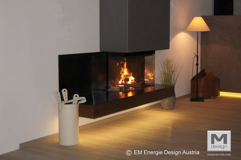 M-Design Houtkachel Inbouw Luna Diamond 800 DC